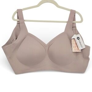 Forlest Kelly 2.0 Wireless Bra 5XL Plus Size Support Taupe New Seamless Comfort